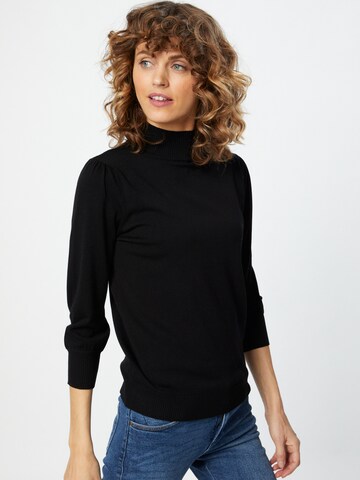 Pull-over 'Mersin' minus en noir : devant