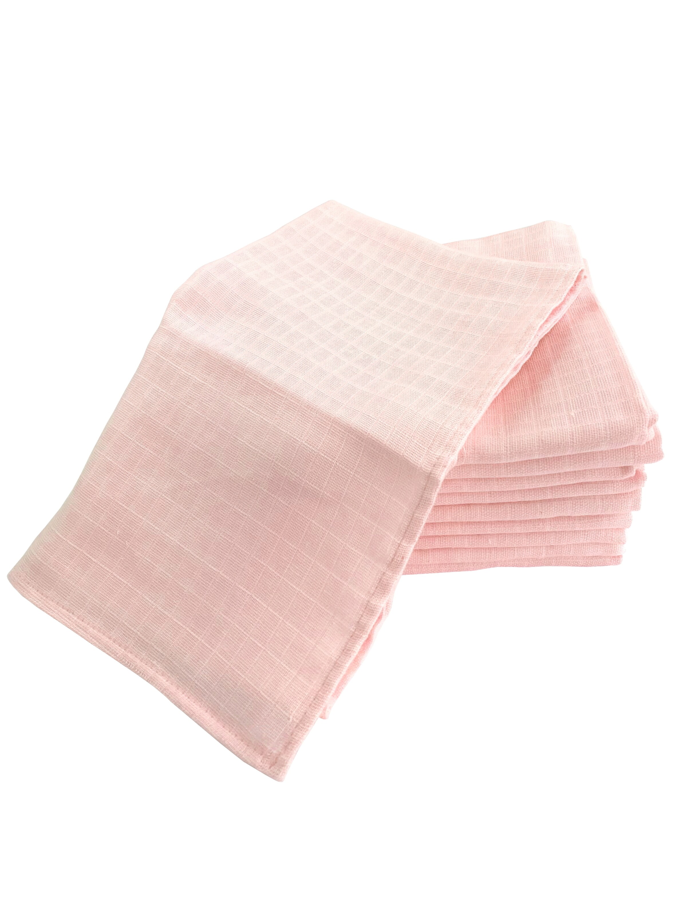 M.M.C. Baby Blanket 'Mullwindel Unifarben' in Pink