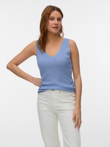 VERO MODA Top z naramnicami 'VMNEWLEX' | modra barva: sprednja stran