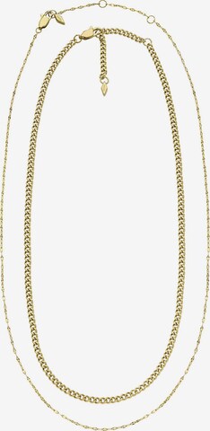 FOSSIL Necklace in Gold: front