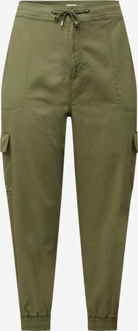 River Island Plus Cargo Pants in Green: front