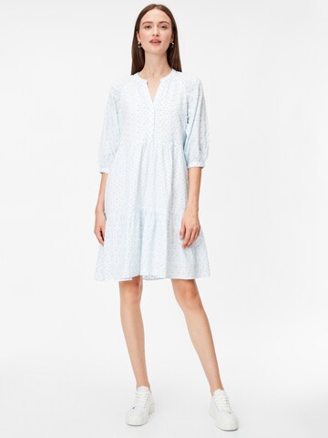 Flowers for Friends Shirt Dress in White: front