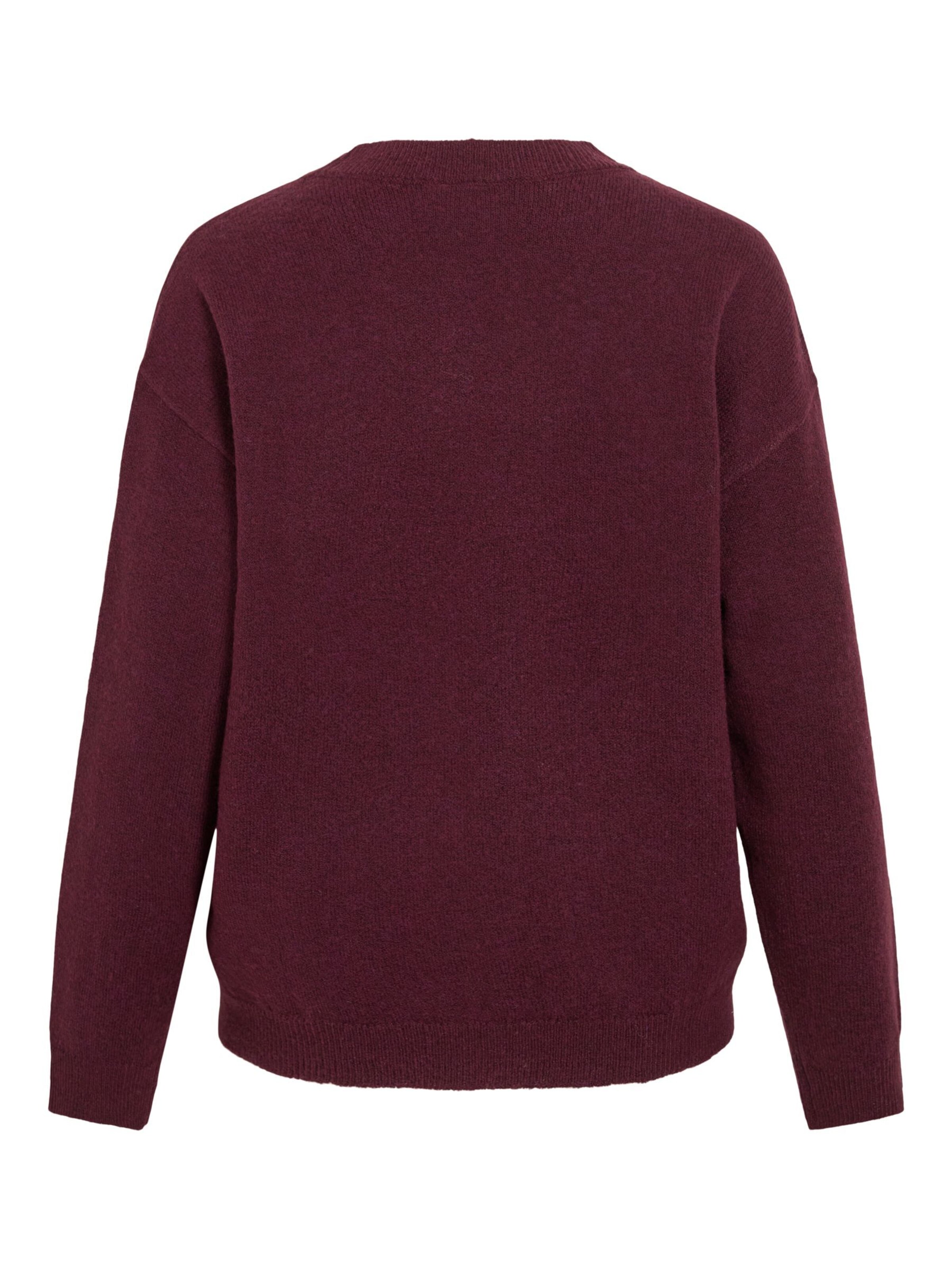 VILA Sweater 'VILiga' in Red