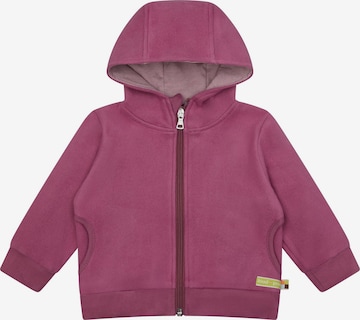 loud + proud Fleece Jacket in Purple: front