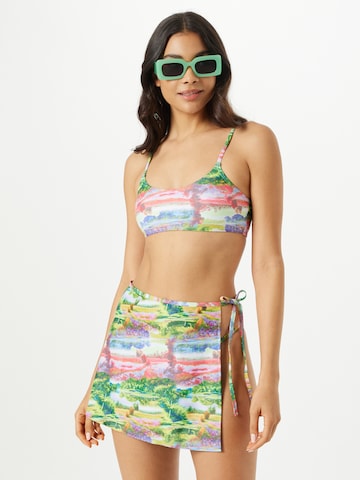 Nasty Gal Bustier Bikini i blandingsfarvet