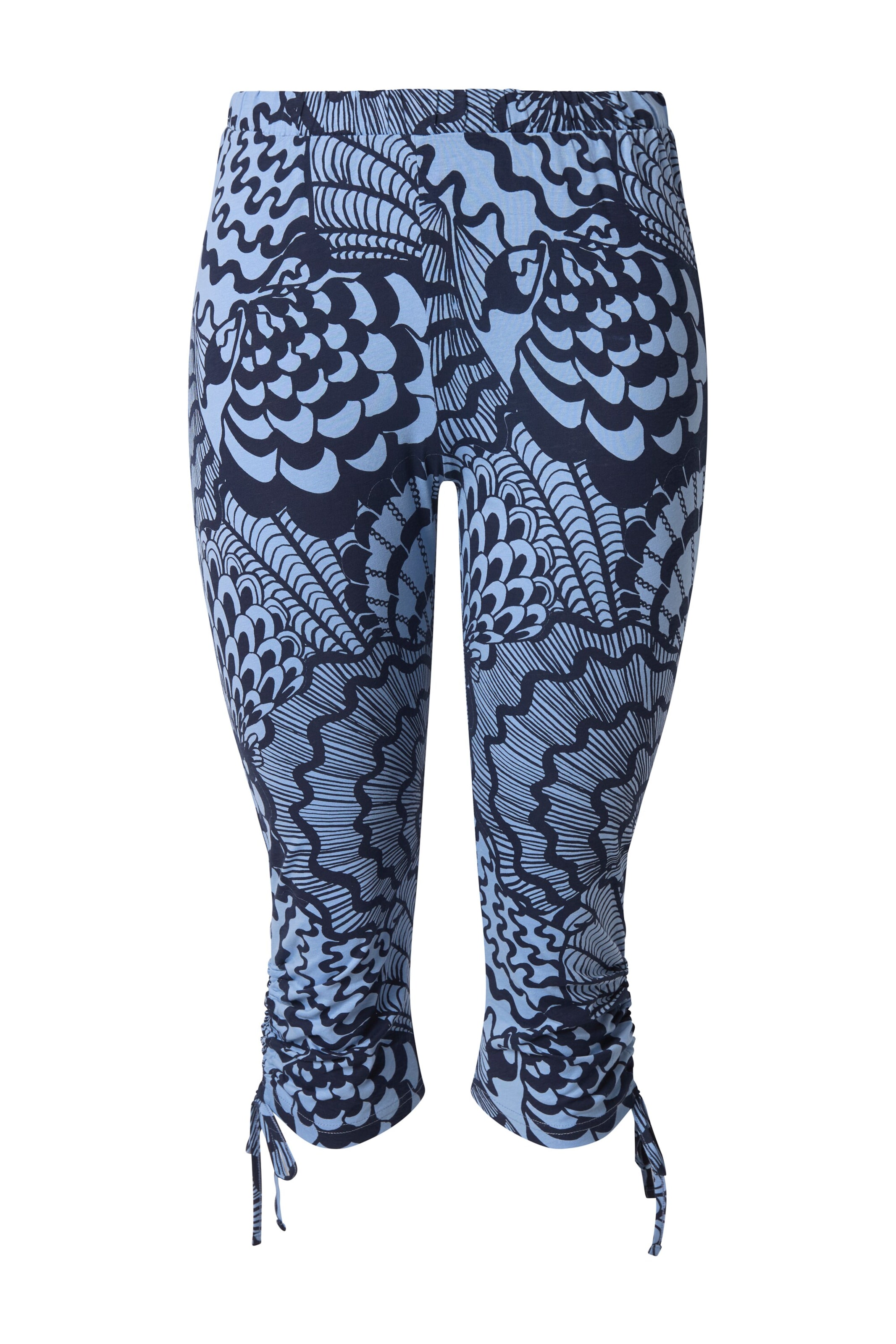 Ulla Popken Skinny Leggings in Blauw: voorkant