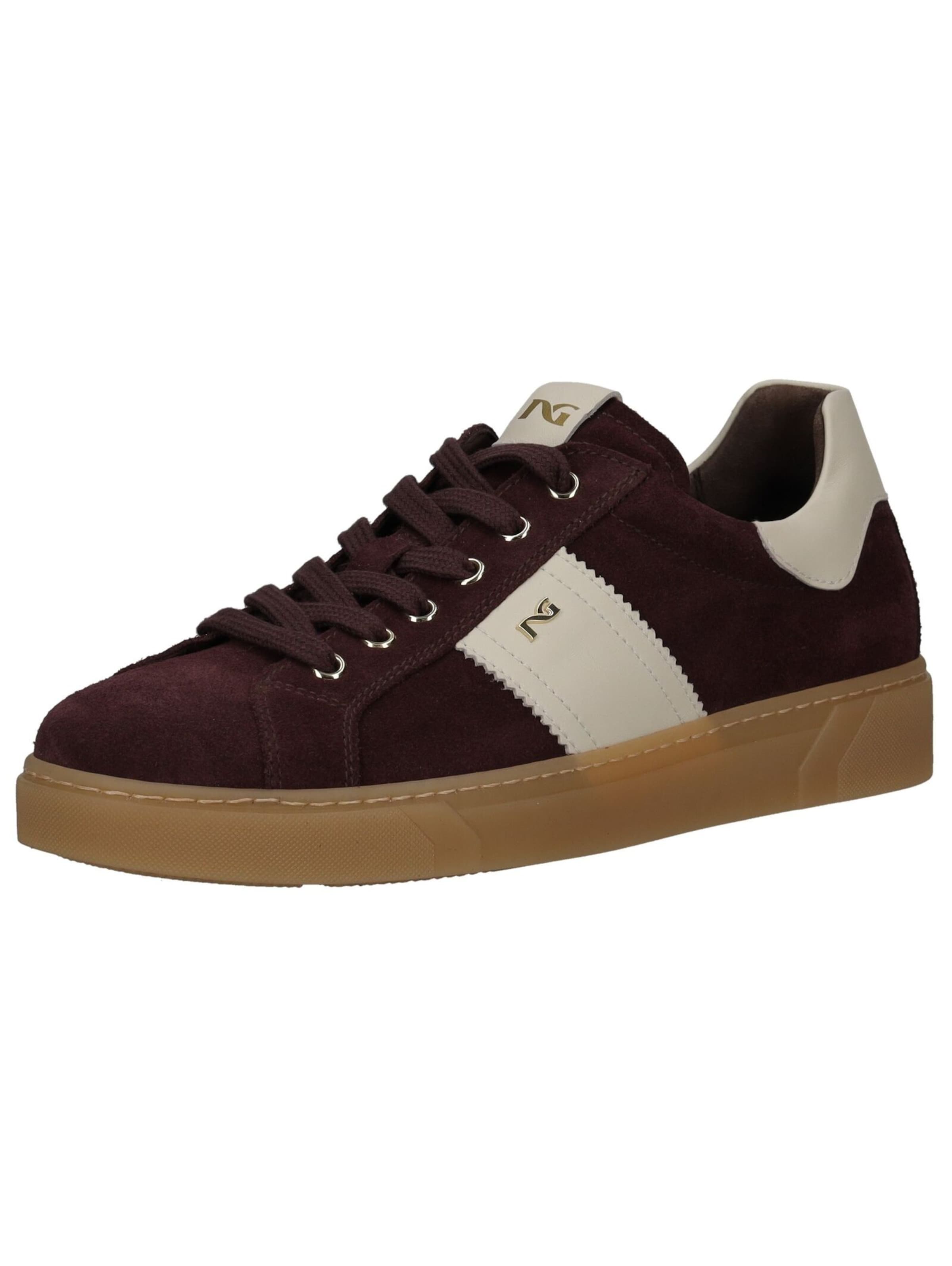 Sneaker bassa di Nero Giardini in marrone: frontale