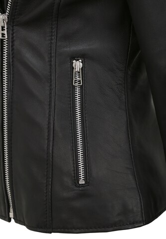 Goosecraft Between-Season Jacket 'Julia Biker' in Black