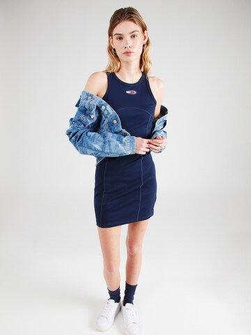 Tommy Jeans - Vestido en azul: frente