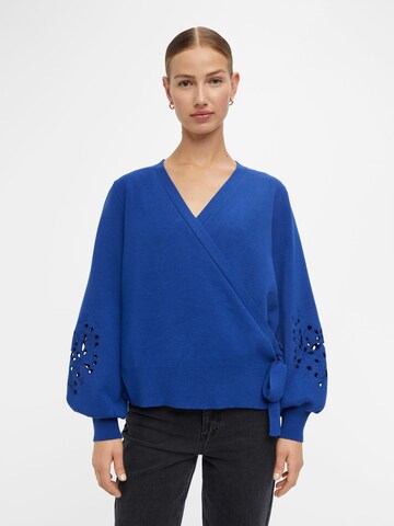 Cardigan 'Reynard' OBJECT en bleu : devant