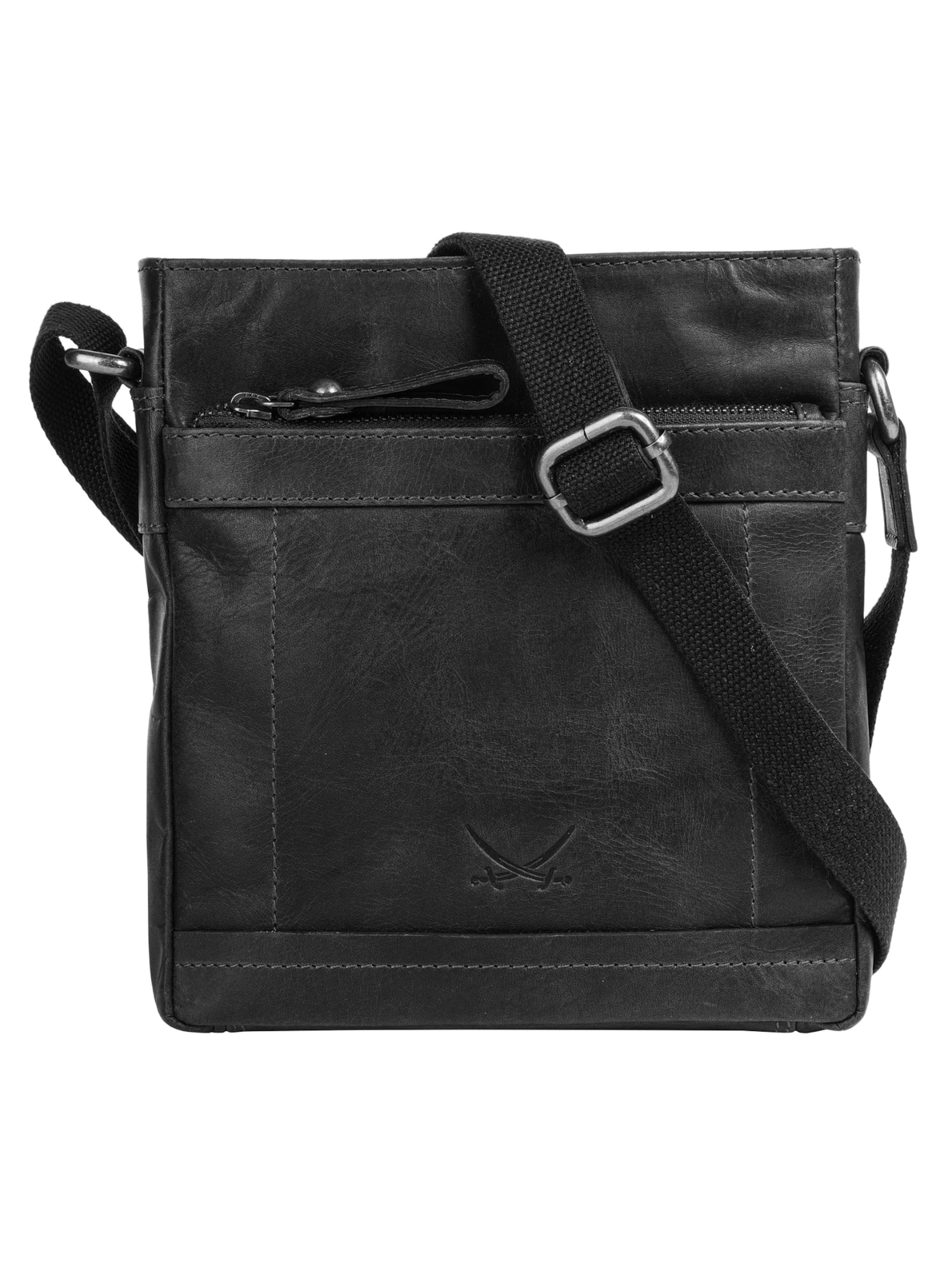SANSIBAR Crossbody bag in Black: front
