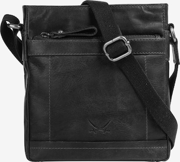 Sac à bandoulière SANSIBAR en noir : devant