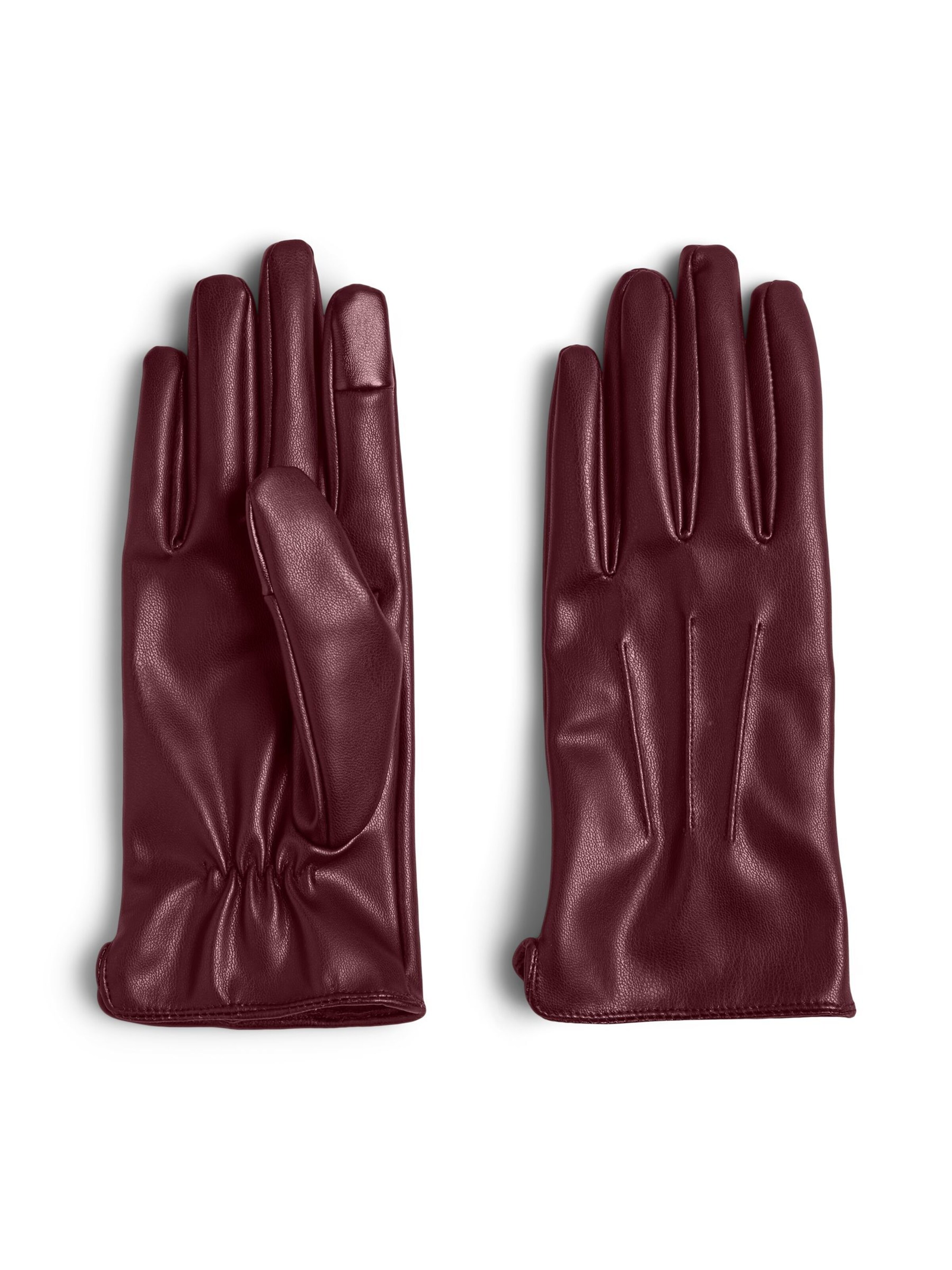 Gants 'CELLIE' PIECES en rouge : devant