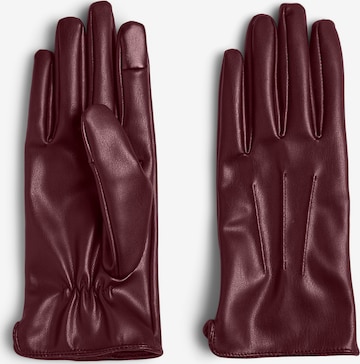 Mezzoguanti 'CELLIE' di PIECES in rosso: frontale