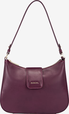 Borsa a spalla 'FLORENCE SCHULTERTASCHE SMALL' di Roeckl in lilla: frontale
