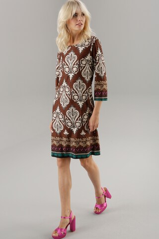 Aniston SELECTED Dress in Brown