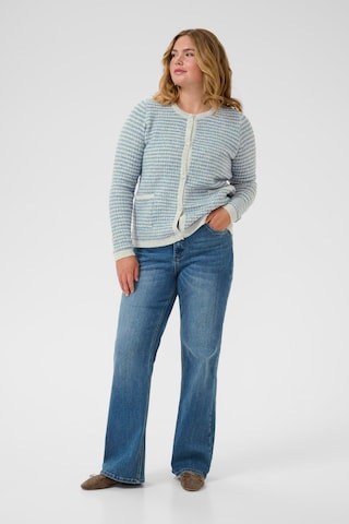 Cardigan 'KCElanna' KAFFE CURVE en gris