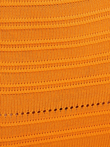 Bershka Spódnica w kolorze pomarańczowy