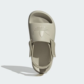 ADIDAS ORIGINALS Otvorená obuv 'ADIFOM ADILETTE' - Sivá