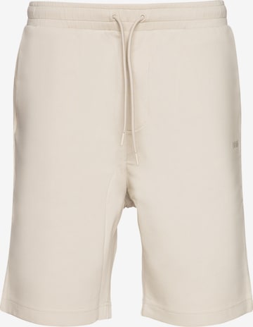 BOSS Green Regular Pants ' Headlo ' in Beige: front