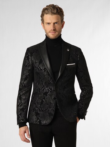 Coupe slim Veste de costume 'Brixdon-5' Finshley & Harding London en noir : devant