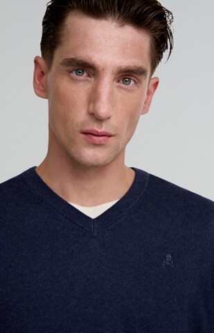 Scalpers Pullover in Blau