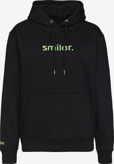 smiler. Sweat-shirt 'Buddy' en noir, Vue avec produit