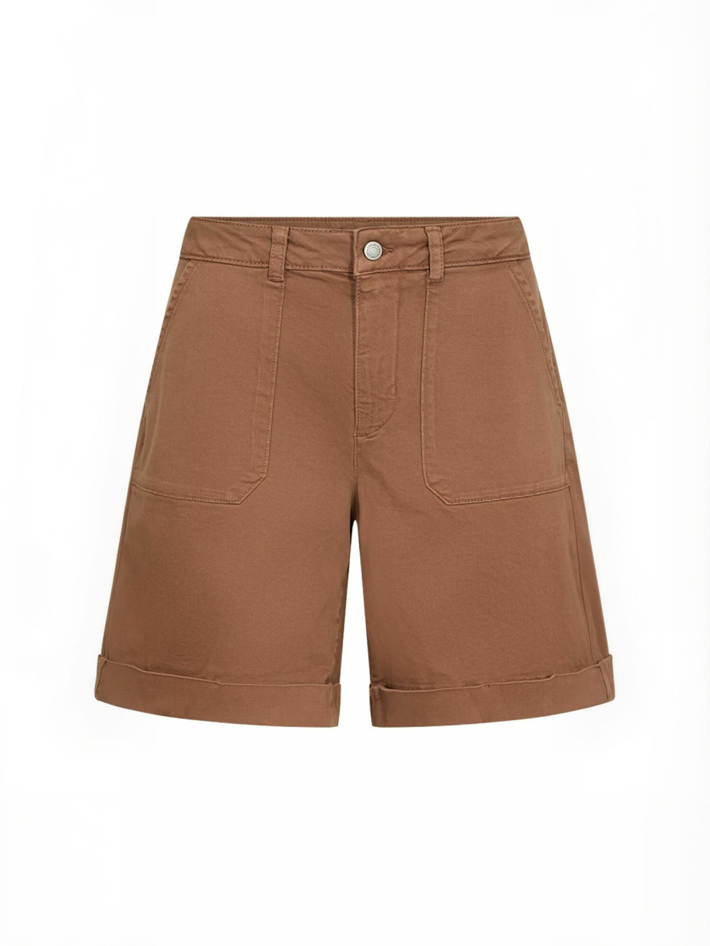 Soyaconcept Regular Trousers 'Erna' in Brown: front