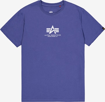 ALPHA INDUSTRIES Koszulka w kolorze fioletowy: przód