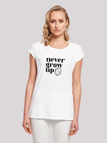 F4NT4STIC Shirt 'Heroes of Childhood Pinocchio' in White: front