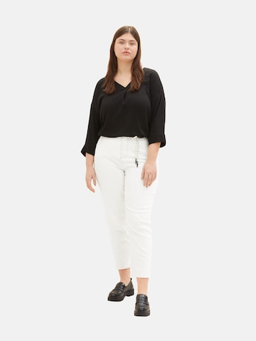 Tom Tailor Women + Regular Jeans 'Barrel' in Wit