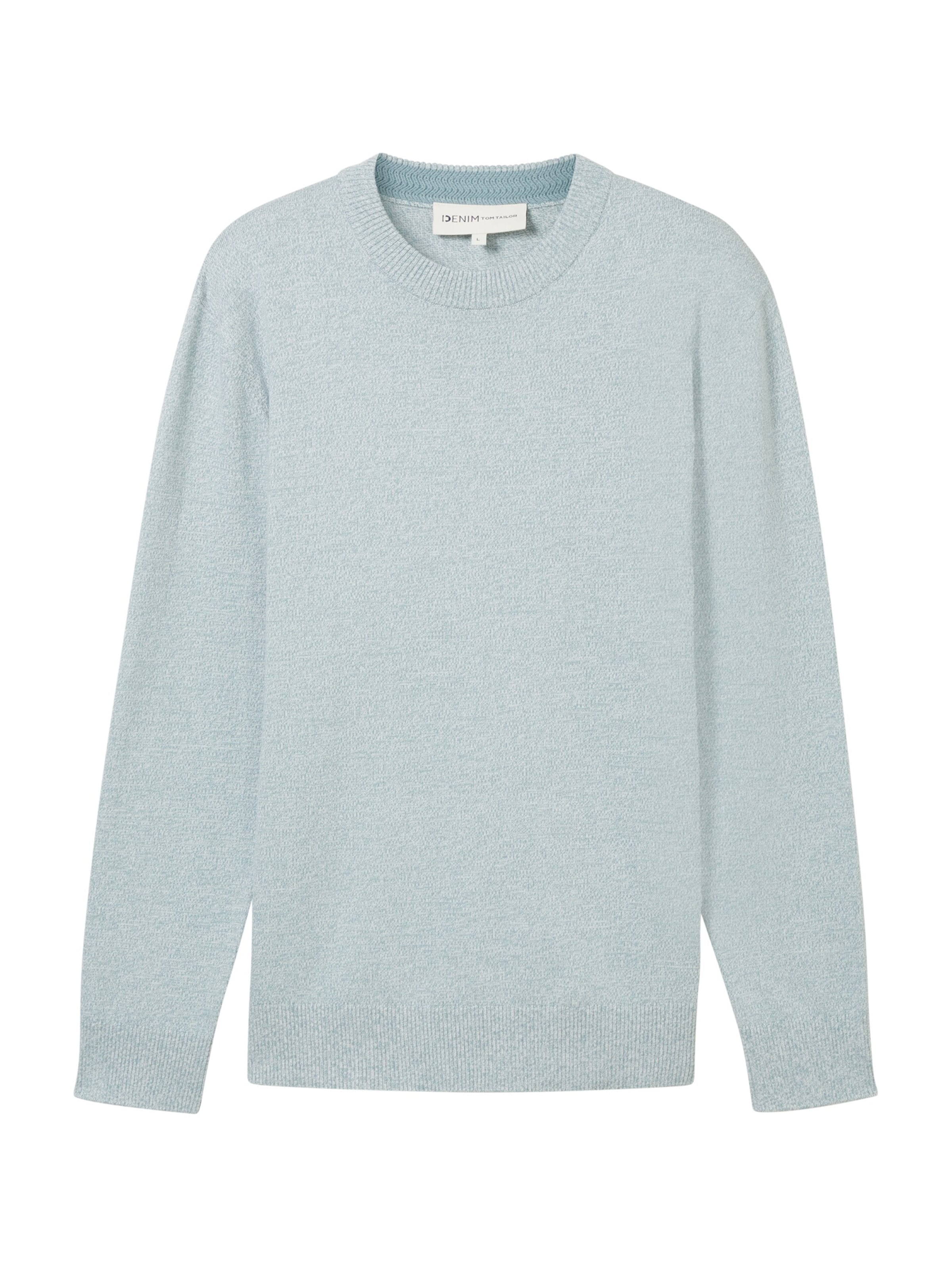 TOM TAILOR DENIM Свитер в Синий: спереди