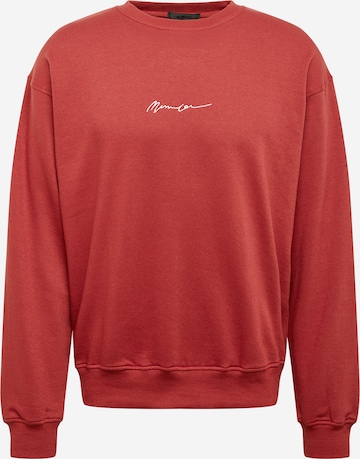 Mennace Regular fit Sweatshirt in Rood: voorkant