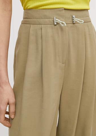 Wide leg Pantaloni di comma casual identity in verde