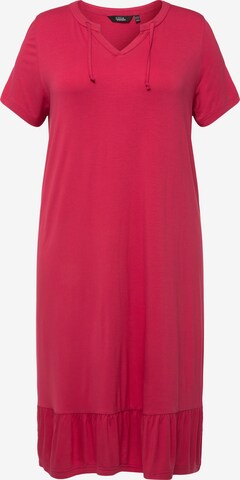 Robe Ulla Popken en rose : devant