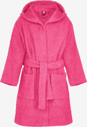 PLAYSHOES Bathrobe in Pink: front