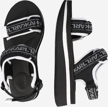 Sandale de la Karl Lagerfeld pe negru