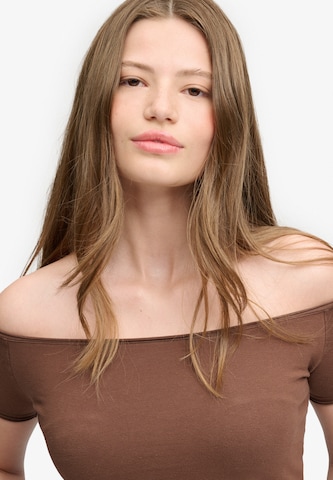 T-shirt Superdry & Co en marron