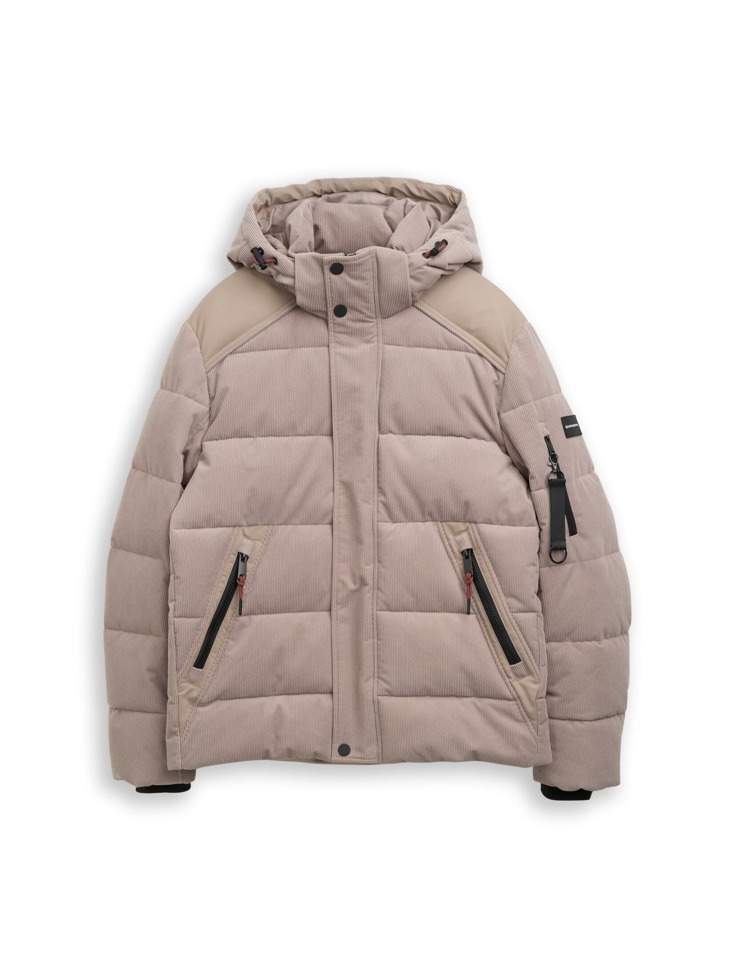 TOM TAILOR Winter Jacket in Grey: front