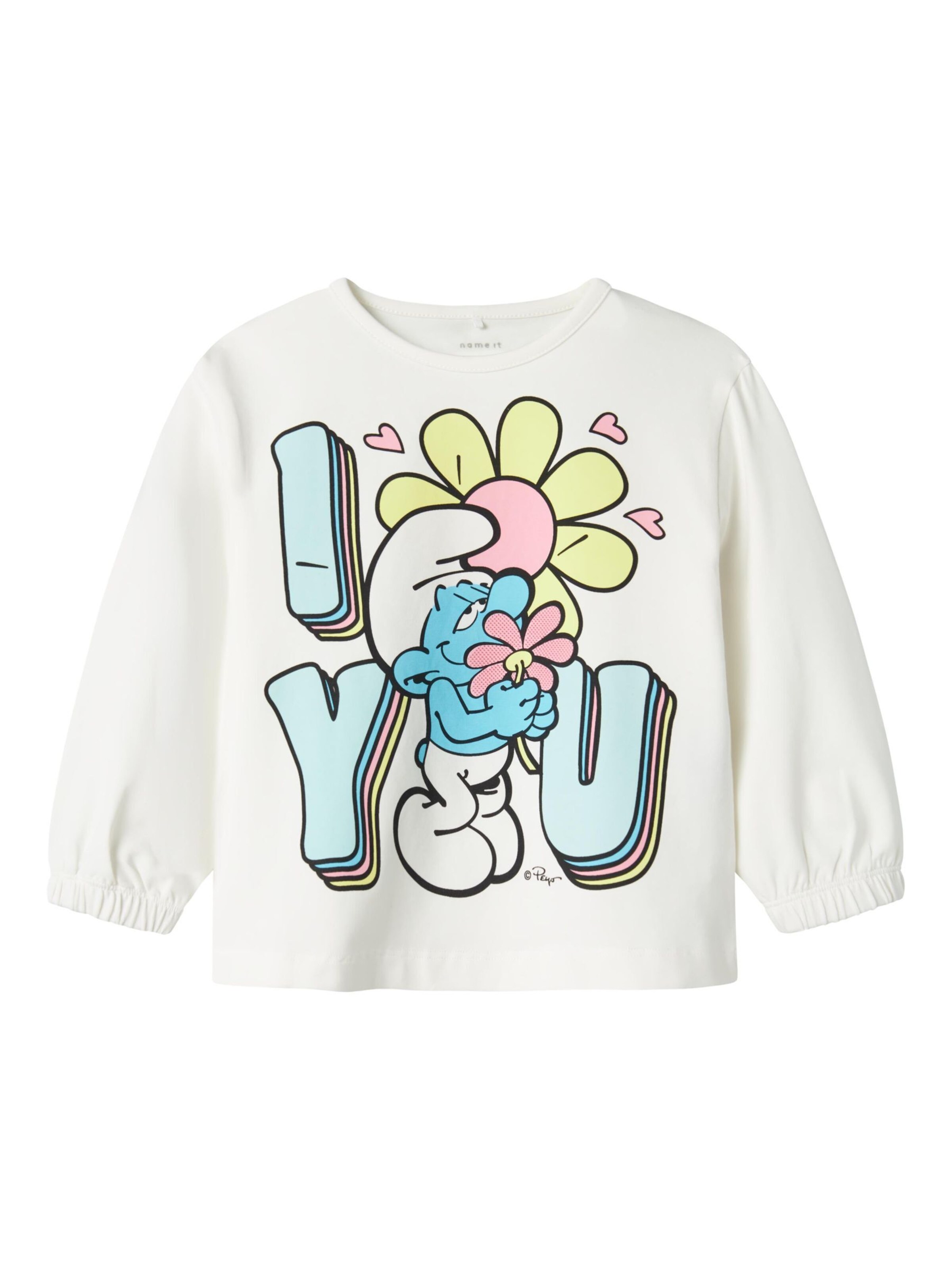 Maglietta di NAME IT in bianco: frontale