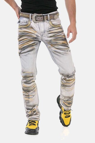 CIPO & BAXX Regular Jeans in Grey: front