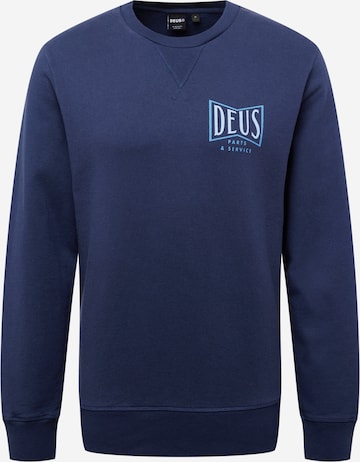 DEUS EX MACHINA Sweatshirt 'Avenue' in Blue: front