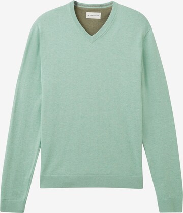 TOM TAILOR Sweater in Green: front