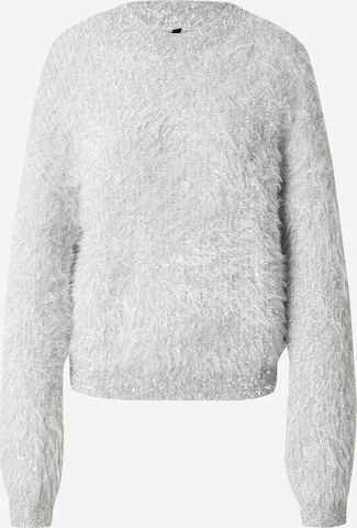 PIECES Tröja 'PCRAGA' i silver: framsida