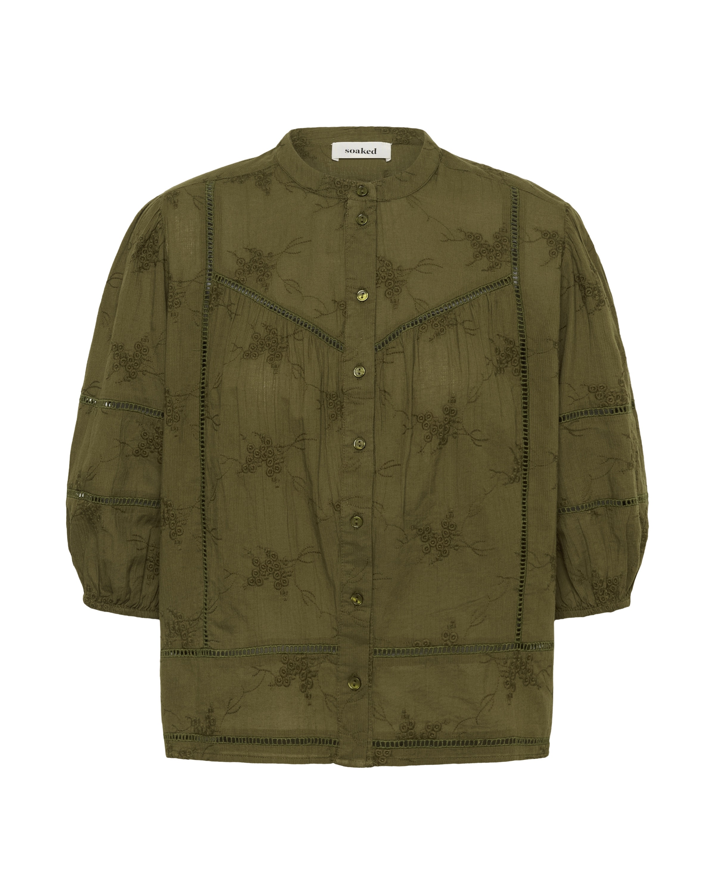 SOAKED IN LUXURY - Camiseta en verde: frente