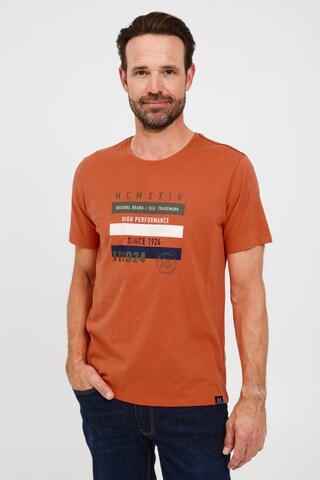 FQ1924 Shirt 'NIVAN' in Orange: front