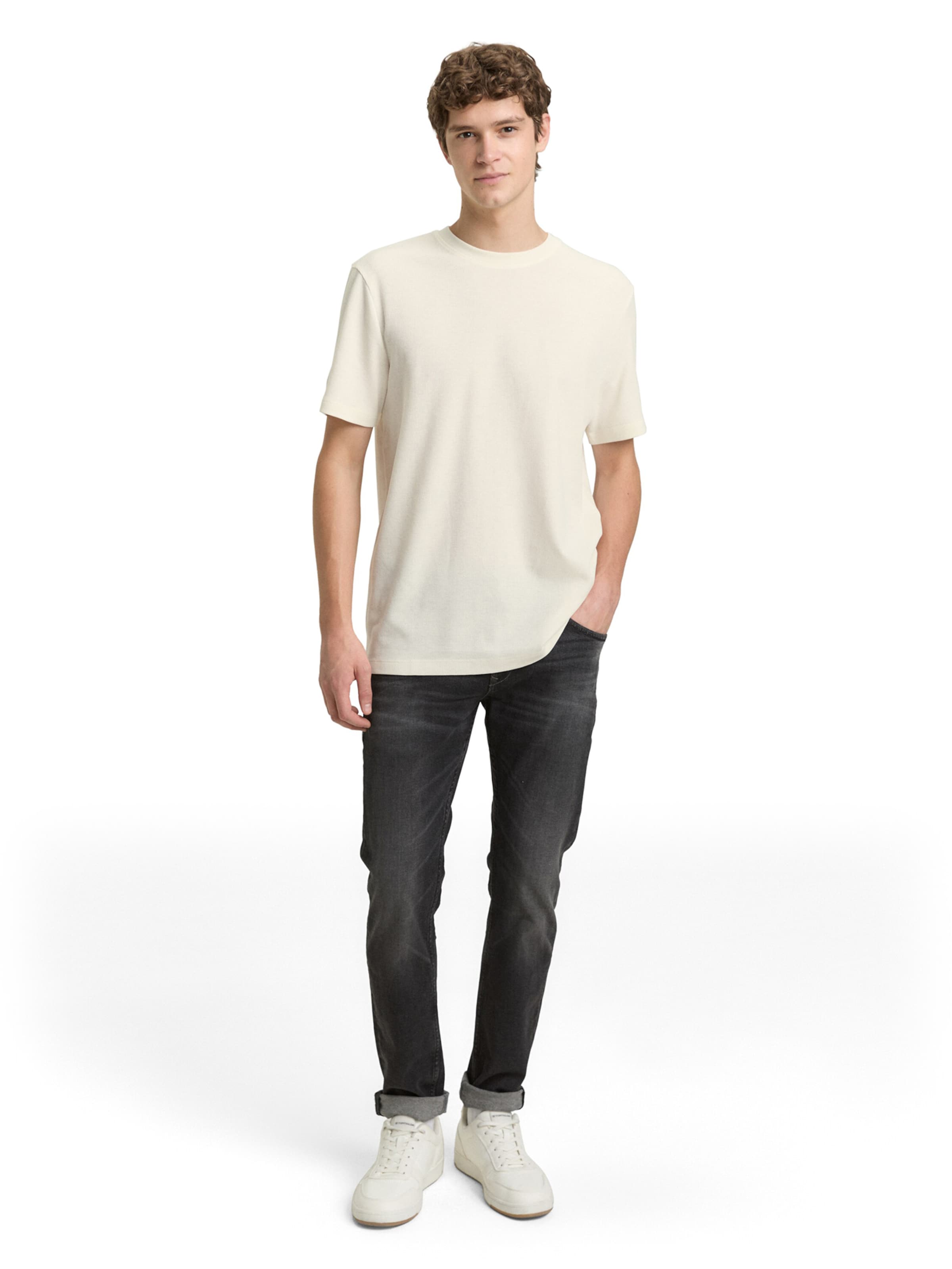 TOM TAILOR DENIM Tričko – bílá