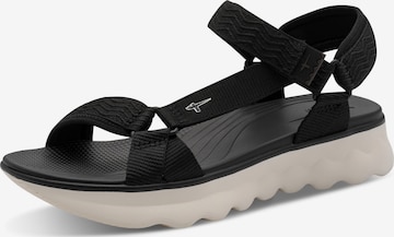 Tamaris Sandaal in Zwart: voorkant