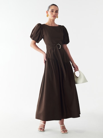 Willa Kleid 'Elona' in Braun