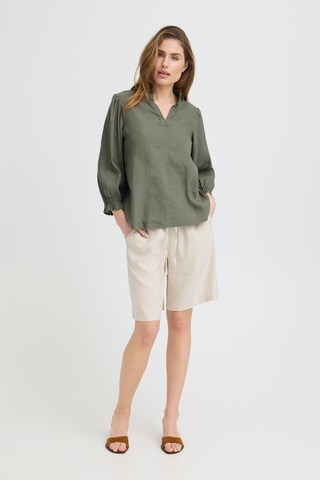 Pulz Regular Broek 'Pzluca' in Wit